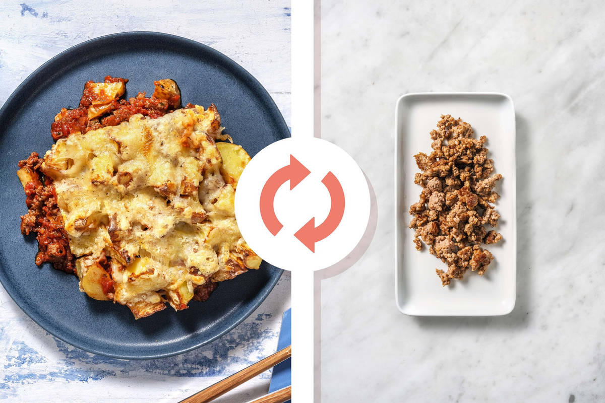 Cheesy Turkey Potato Casserole