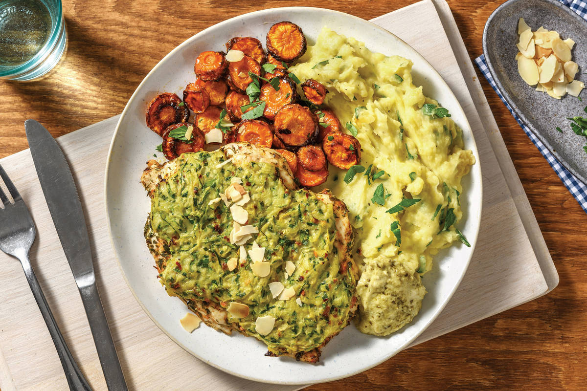 Parmesan & Zucchini-Topped Chicken