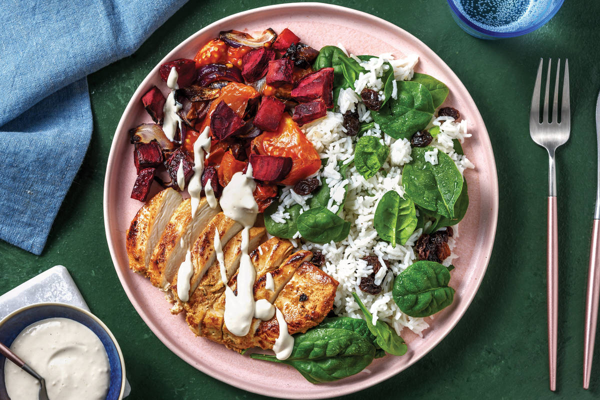Chermoula Chicken & Currant Rice