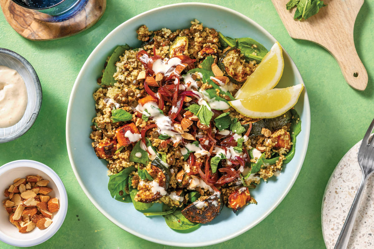 Chermoula Lentil & Couscous Bowl