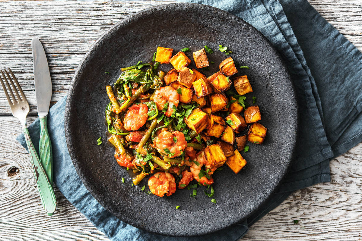 Chermoula Prawns