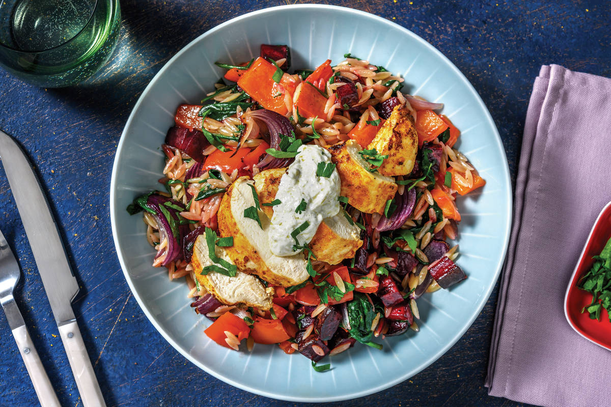 Chermoula Chicken & Veggie Risoni