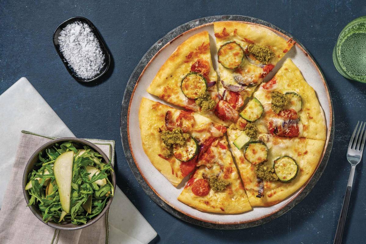 Easy Cherry Tomato Pizza Bianca