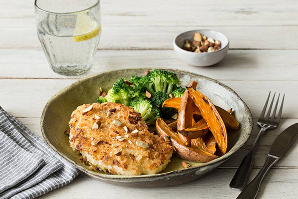 Chicken Almond Milanese