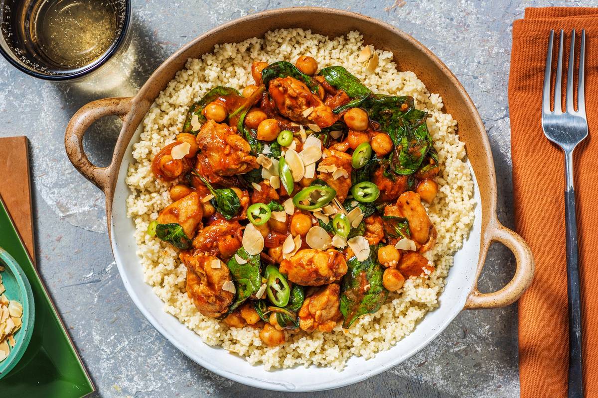 Chicken and Chickpea Tagine Style Stew