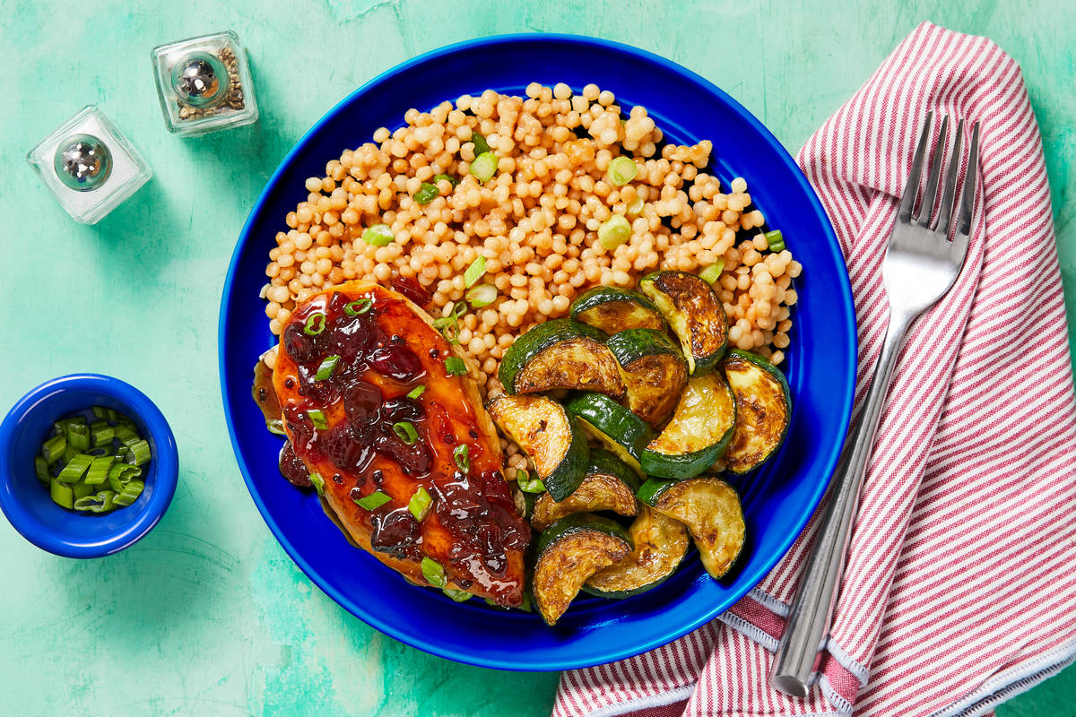 Chicken & Cranberry Currant Pan Sauce