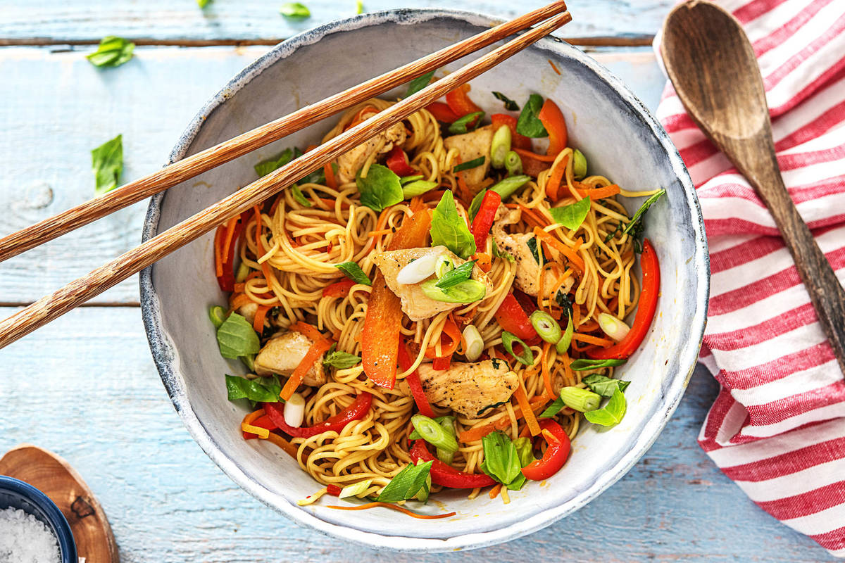 Chicken and Ramen Stir-Fry