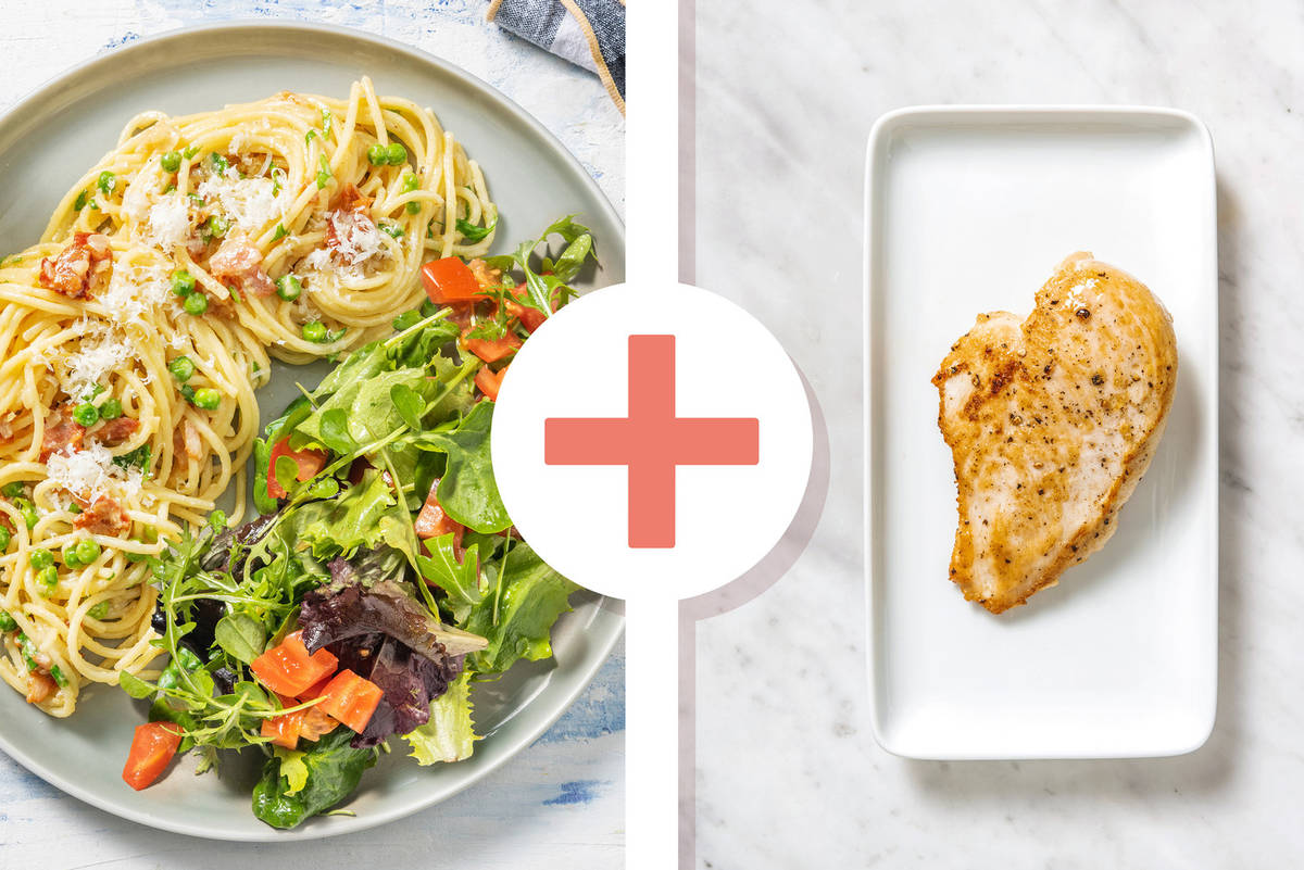 Chicken & Bacon Alfredo Pasta