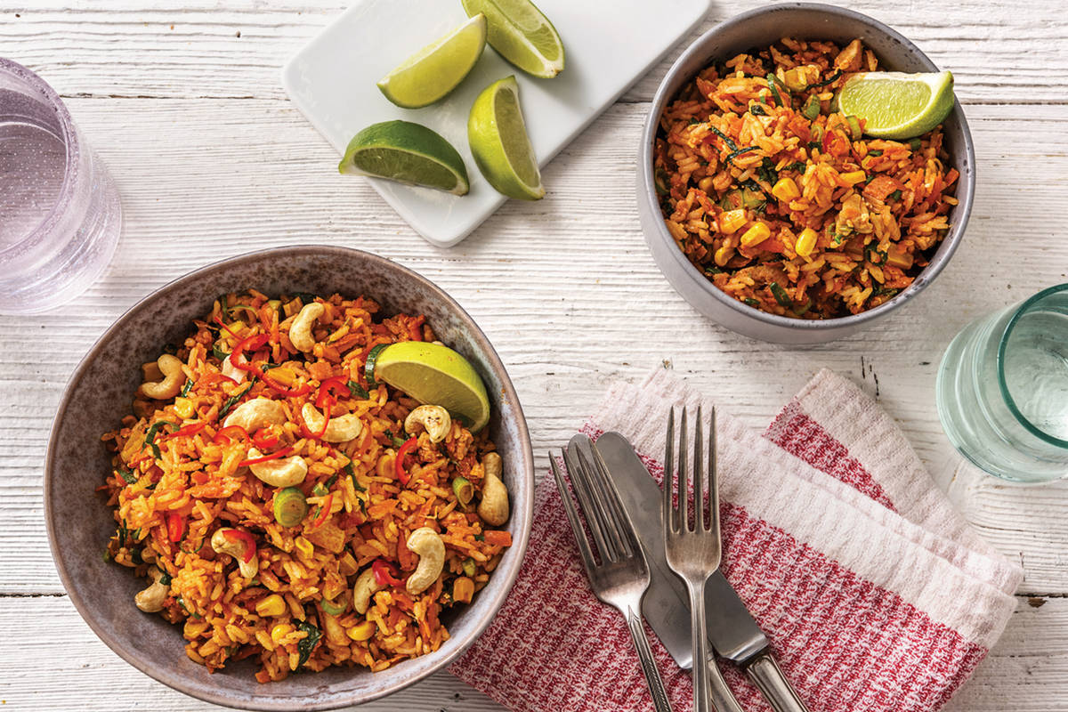 Chicken, Bacon & Veggie Fried Rice