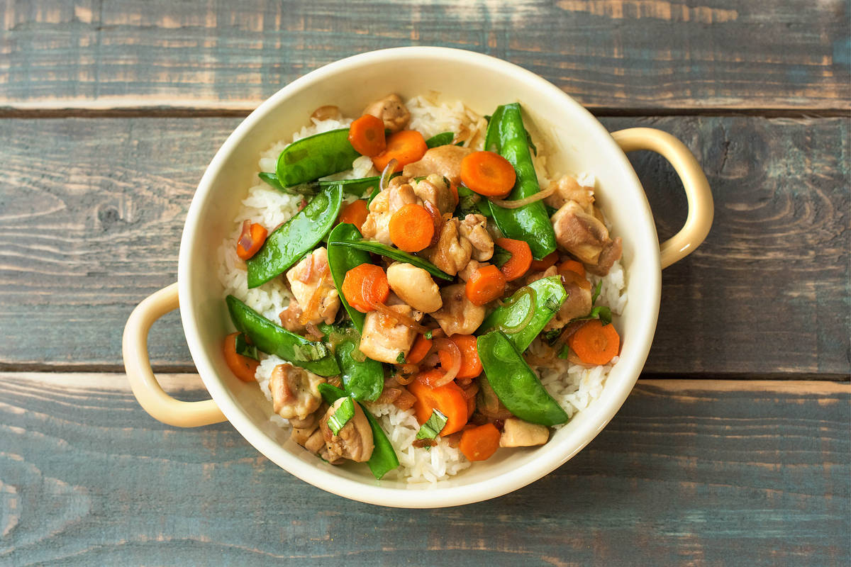 Chicken & Basil Stir-Fry