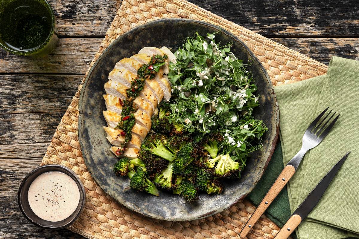 Chicken Breast and Chimichurri Sauce