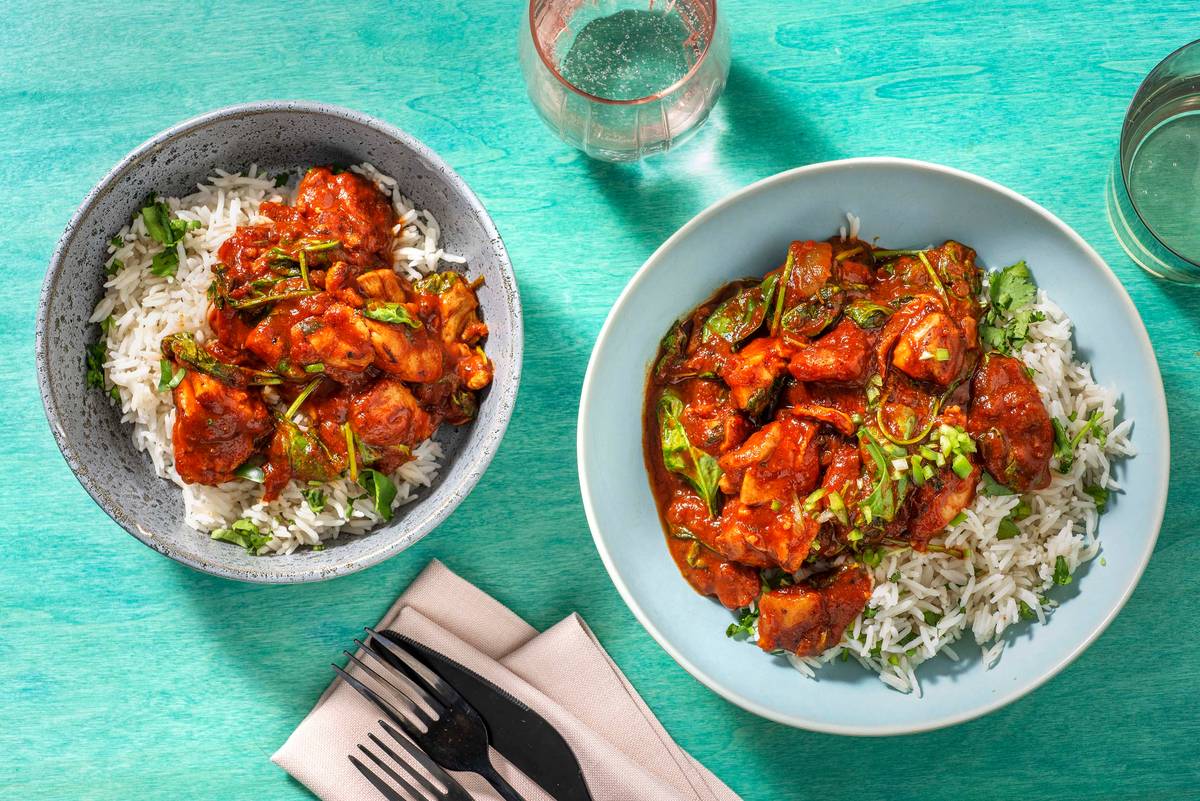 Chicken Breast and Spinach Curry