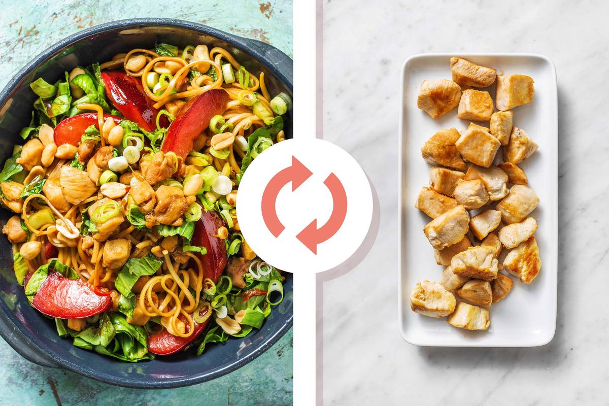 Chicken Breast & Plum Noodle Stir-Fry