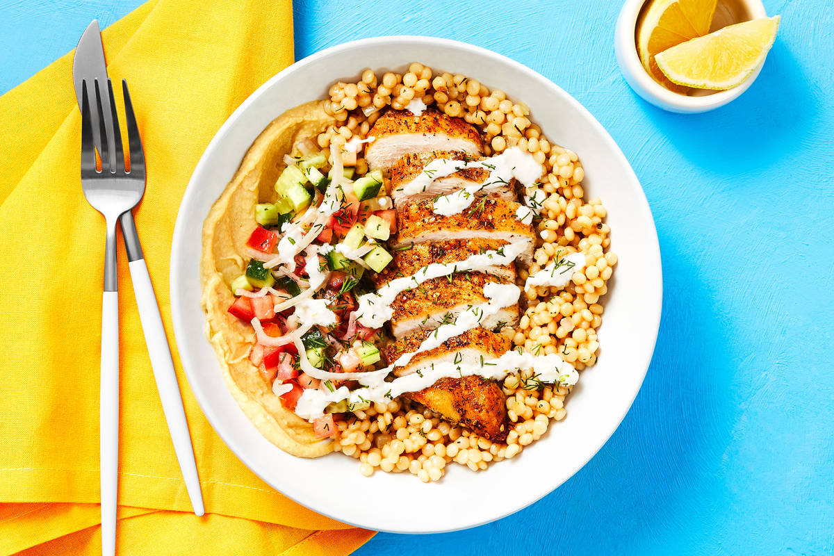 Chicken Gyro Couscous Bowls