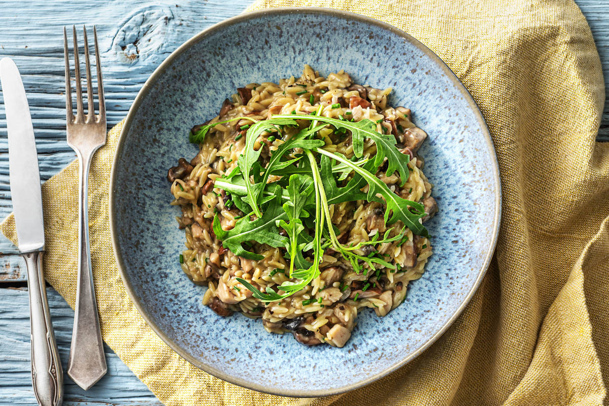 Chicken & Mushroom Orzotto