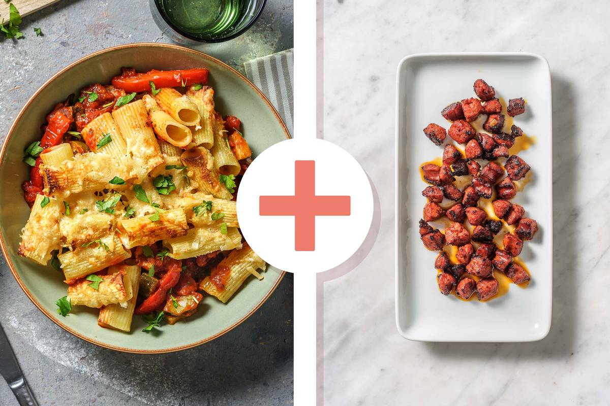 Chicken and Chorizo Pasta Bake