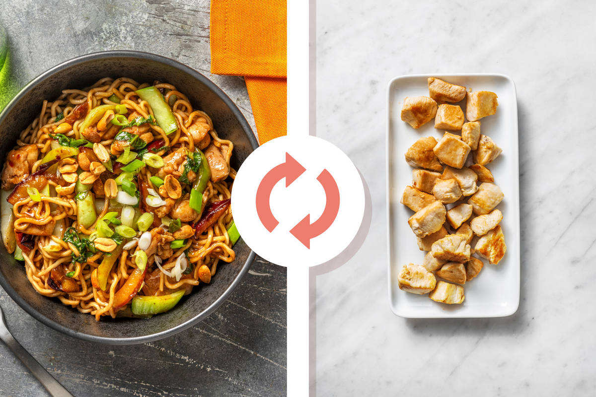 Diced Chicken Breast & Plum Stir-Fry