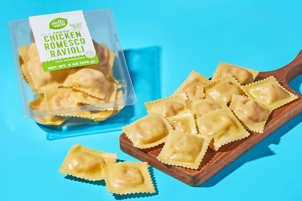 Chicken Romesco Ravioli