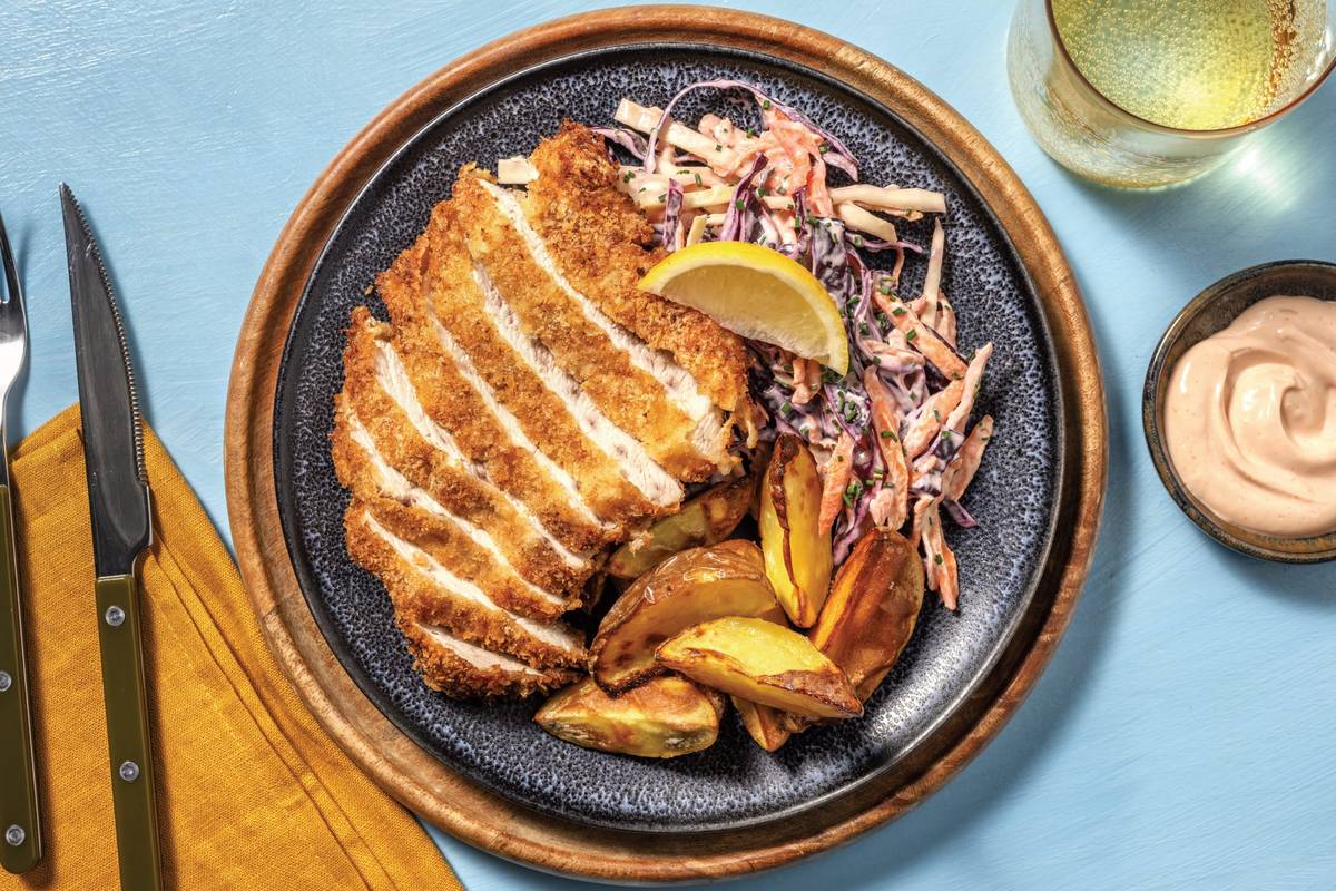 American-Style Chicken Schnitzel