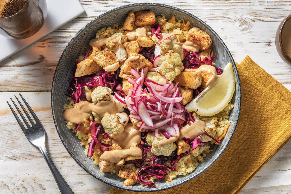 Moroccan Chicken Shawarma Bowl