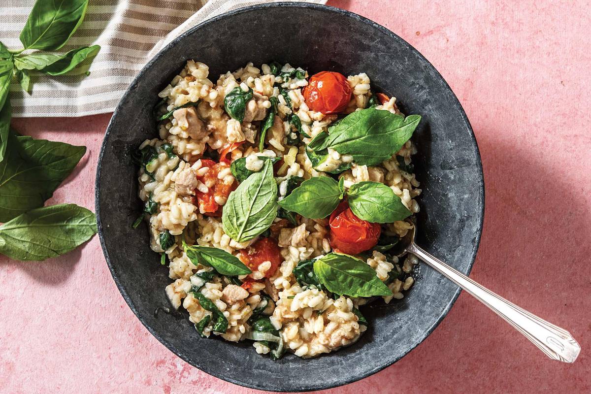 Baked Chicken Risotto 