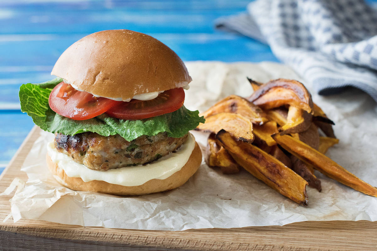 Chicken & Rosemary Burgers