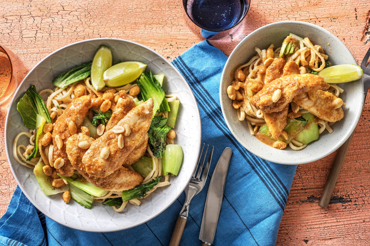 Filets de poulet satay