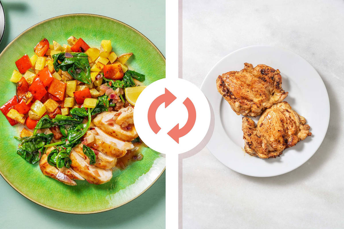 Chicken Thighs and Peppers