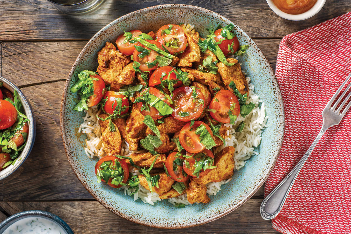 Chicken Tikka & Garlic Rice