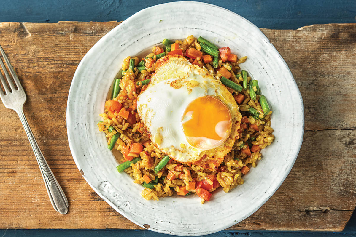 Indonesian Chicken & Veggie Fried Rice