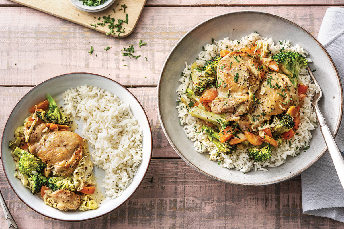 Chicken & Vegetable Rice Bowl