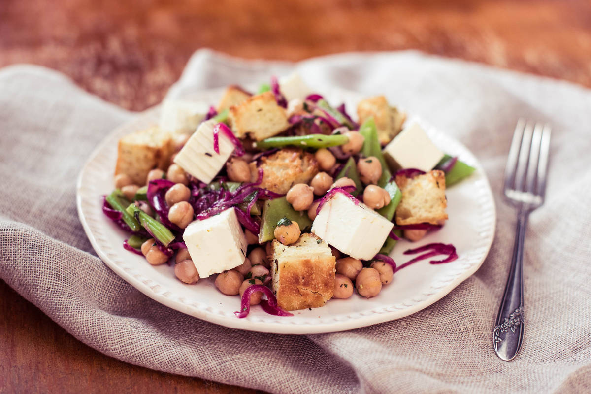 Chickpea and Runner Bean Salad