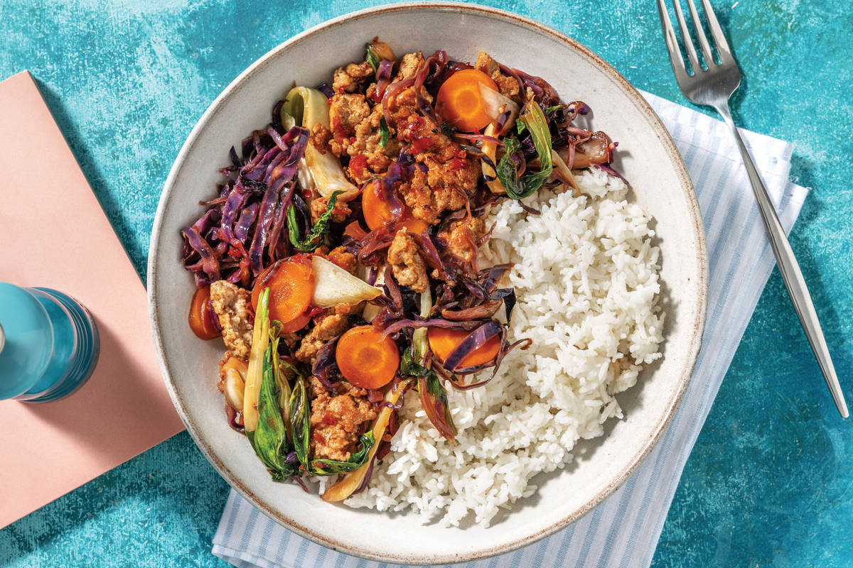 Chilli Jam Pork Stir-Fry