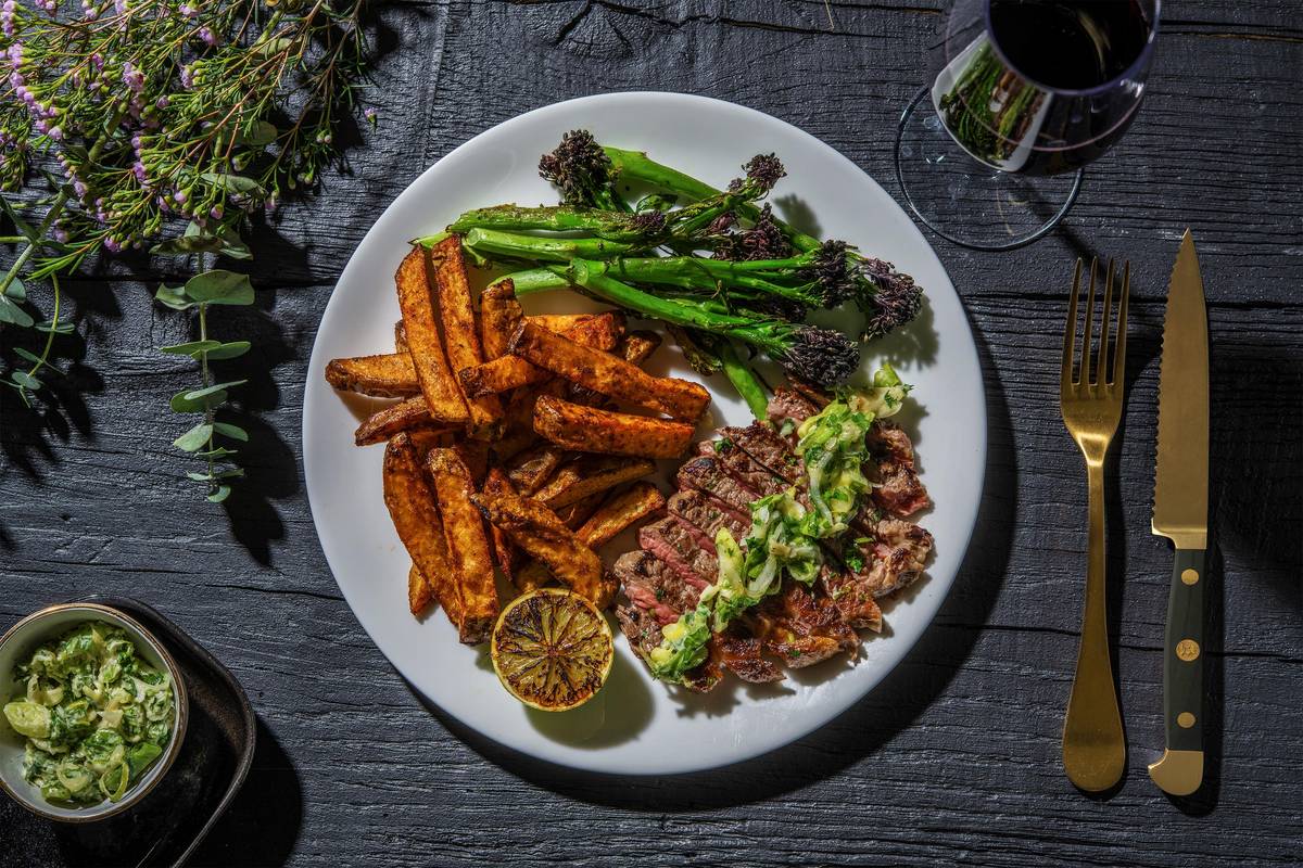 Chimichurri Buttered Sirloin Steak