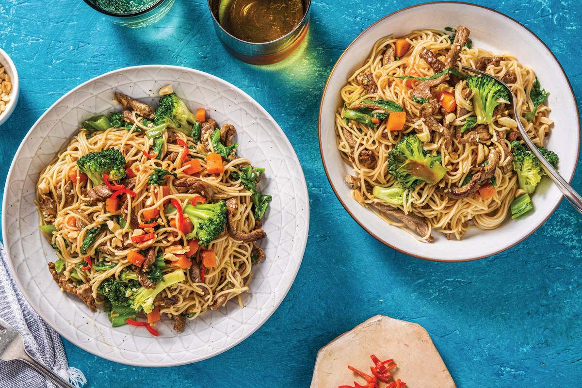 Chinese Beef & Ginger Noodles