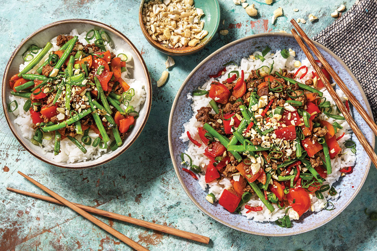 Chinese Beef & Green Bean Stir-Fry