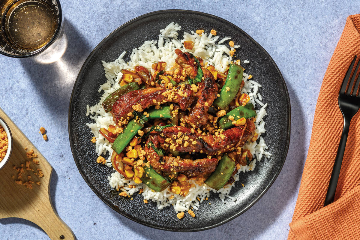 Chinese Pepper Beef Stir-Fry