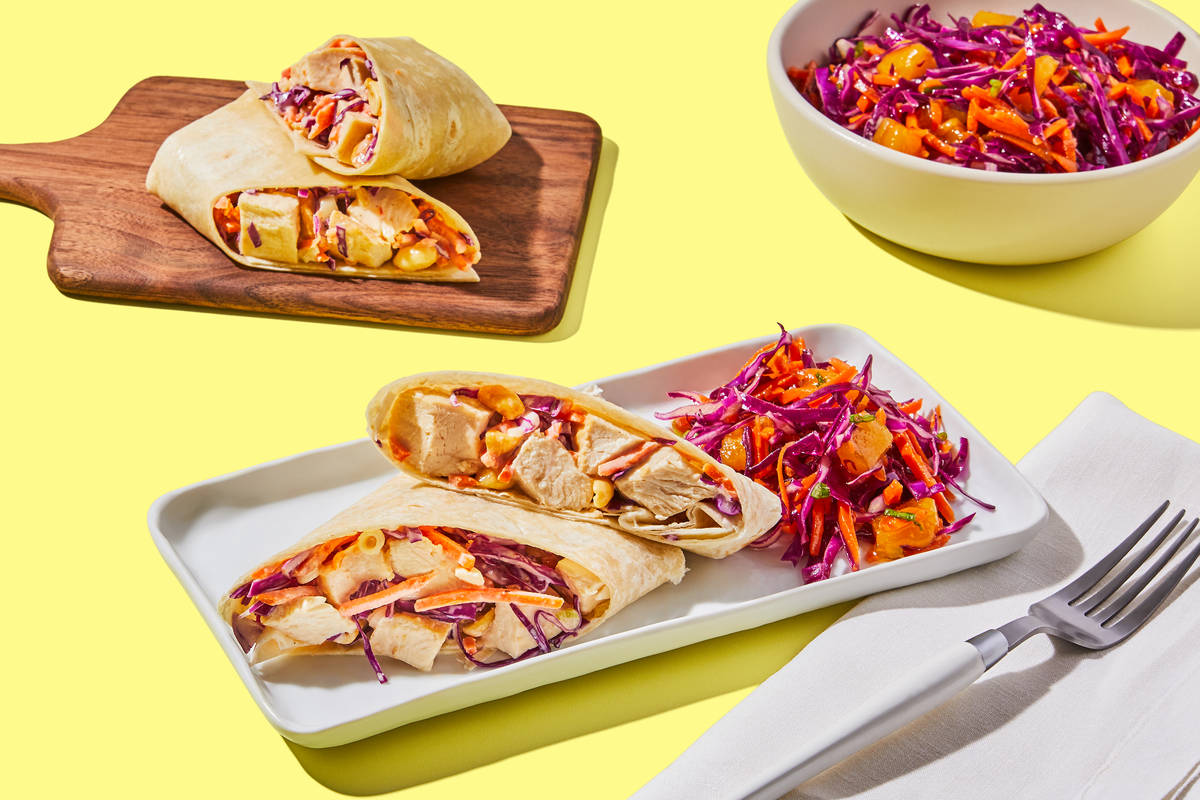 Chinese-Style Chicken Wraps