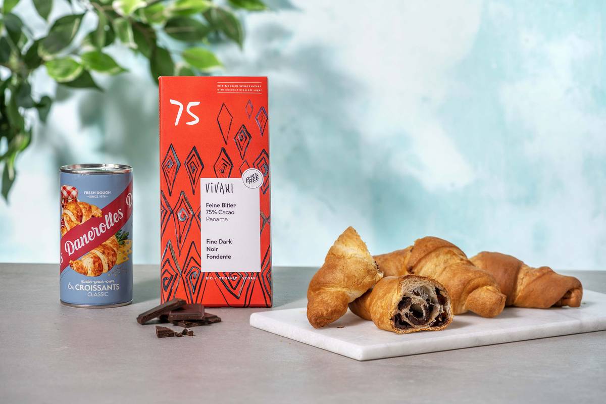 Croissants au chocolat