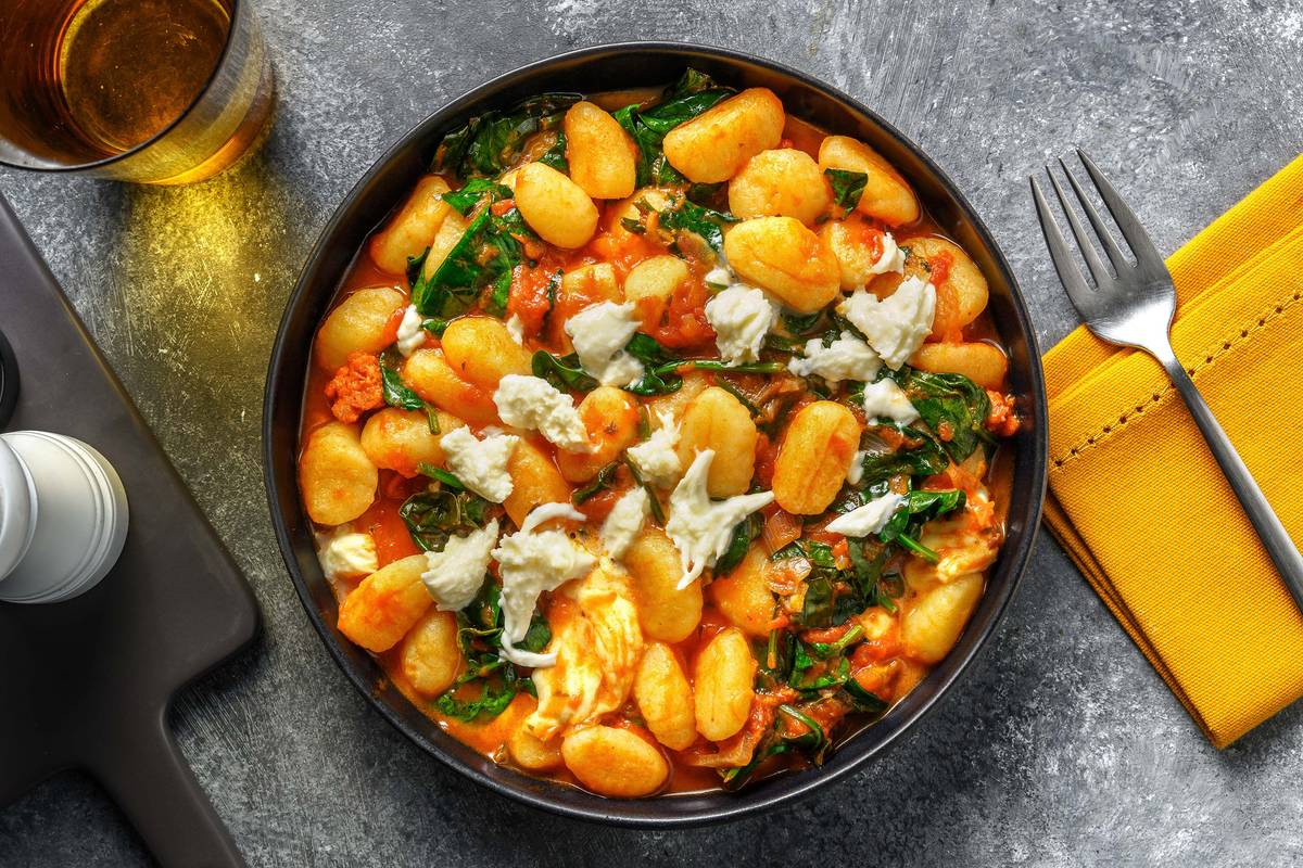 Chorizo and Mozzarella Gnocchi
