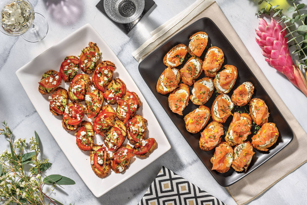 Christmas Crostini Two Ways