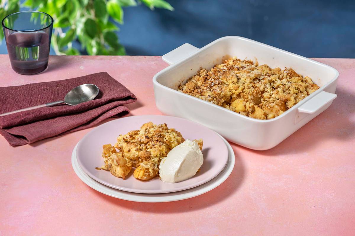 Baked Cinnamon Apple Crumble
