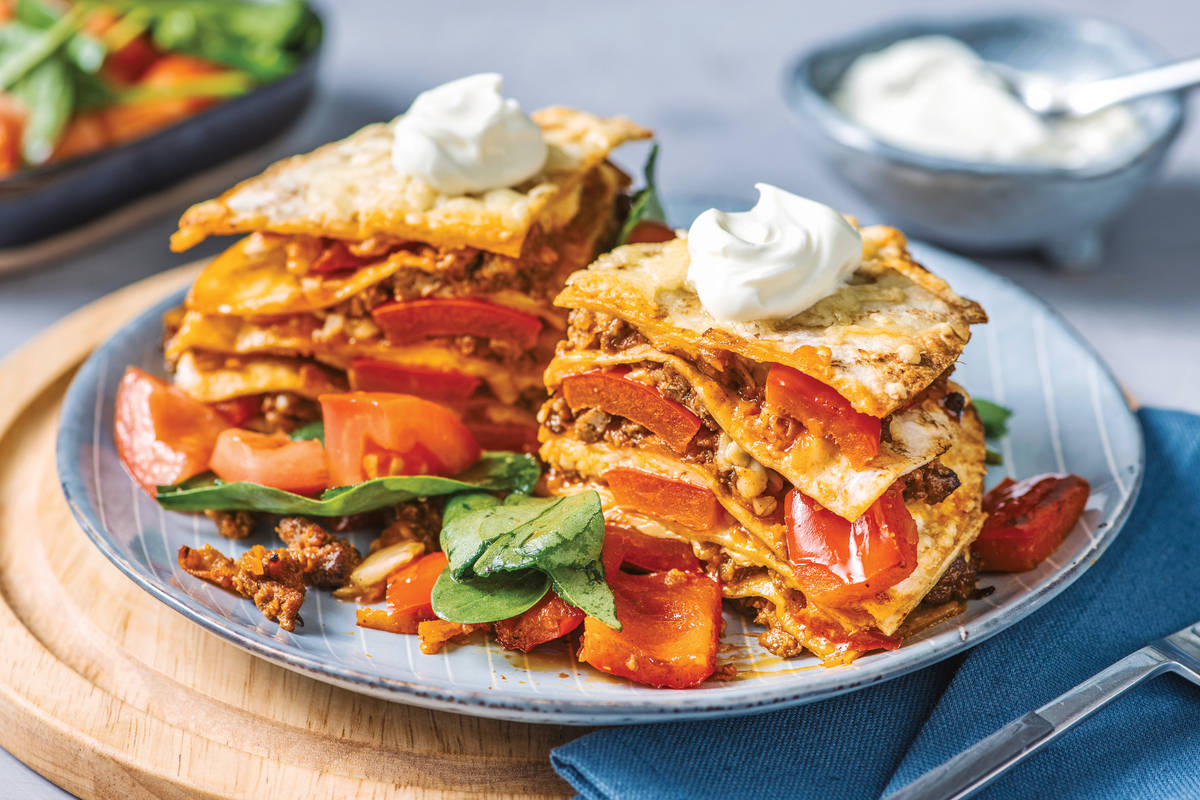Clark's Mexican Beef Tortilla Stack