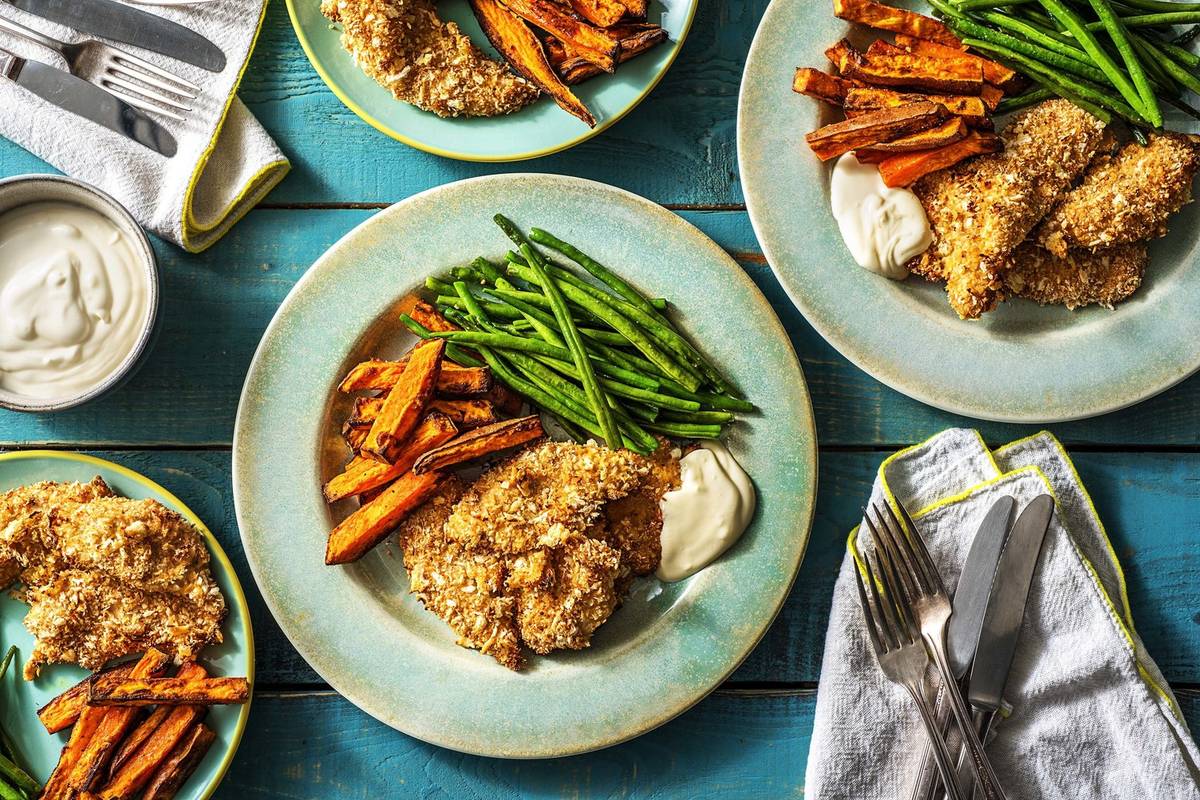 Coconut-Crusted Chicken Fingers