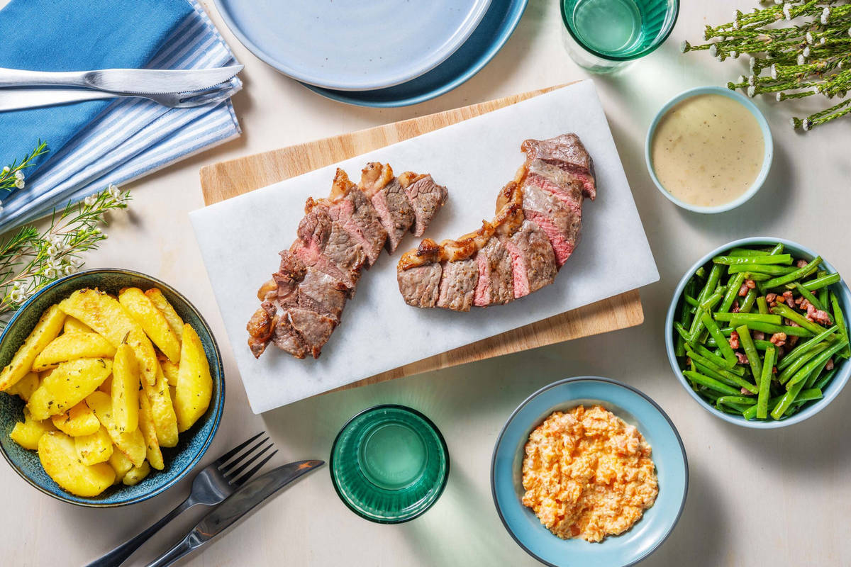 Contre-filet de bœuf au poivre noir