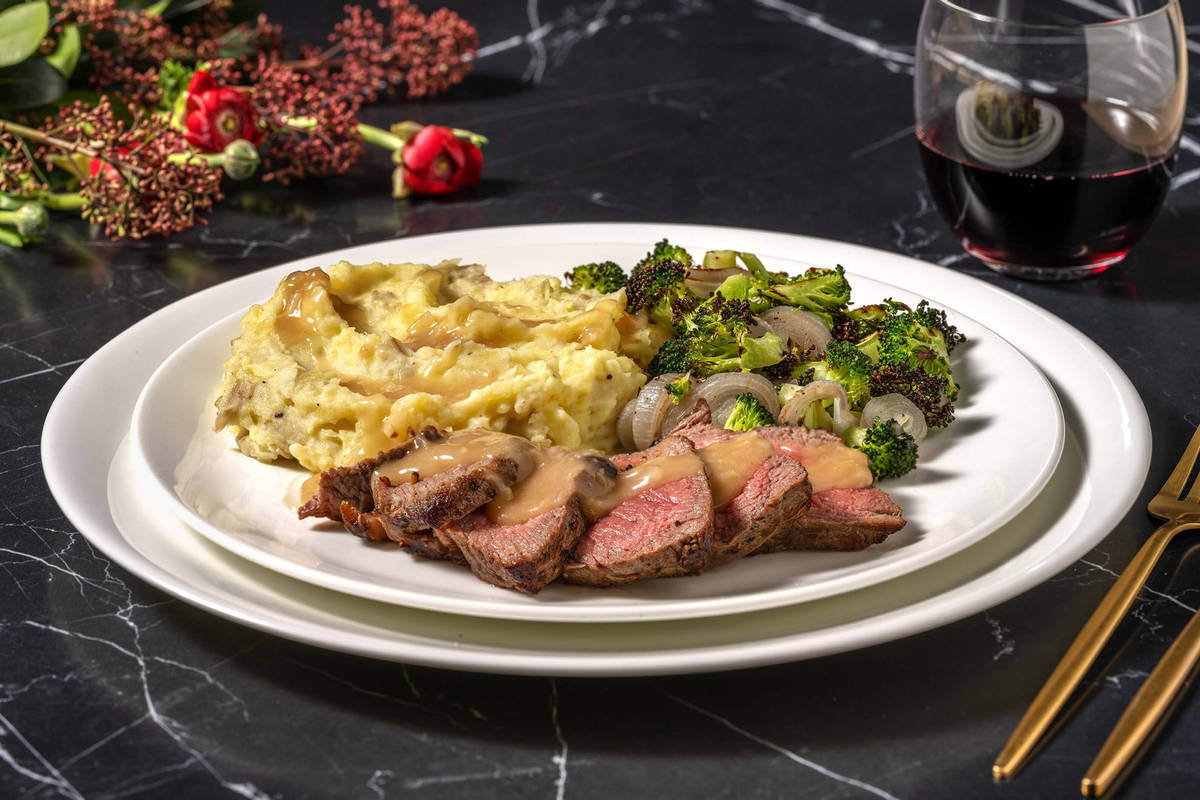 Striploin Steak and Pan Gravy