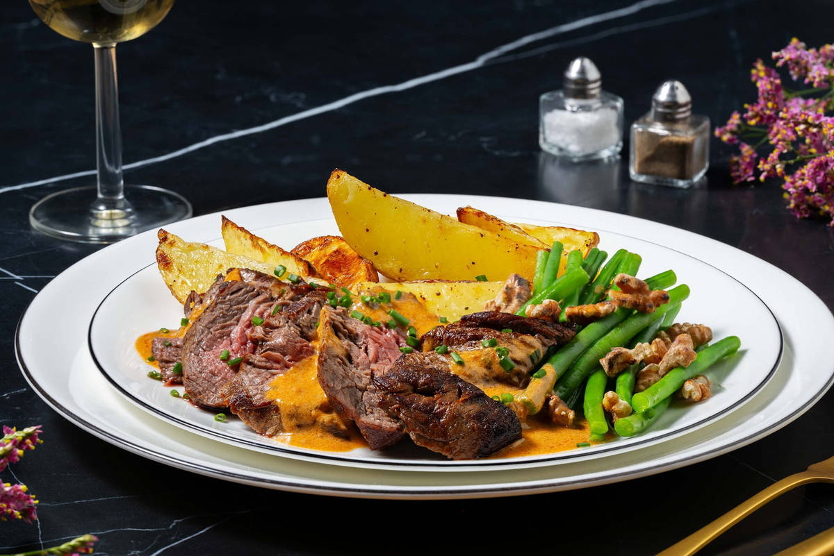 Striploin Steak and Sun-Dried Tomato Cream Sauce