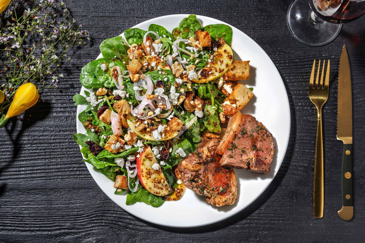 Côtelettes d’agneau glacées à la moutarde et à l’érable