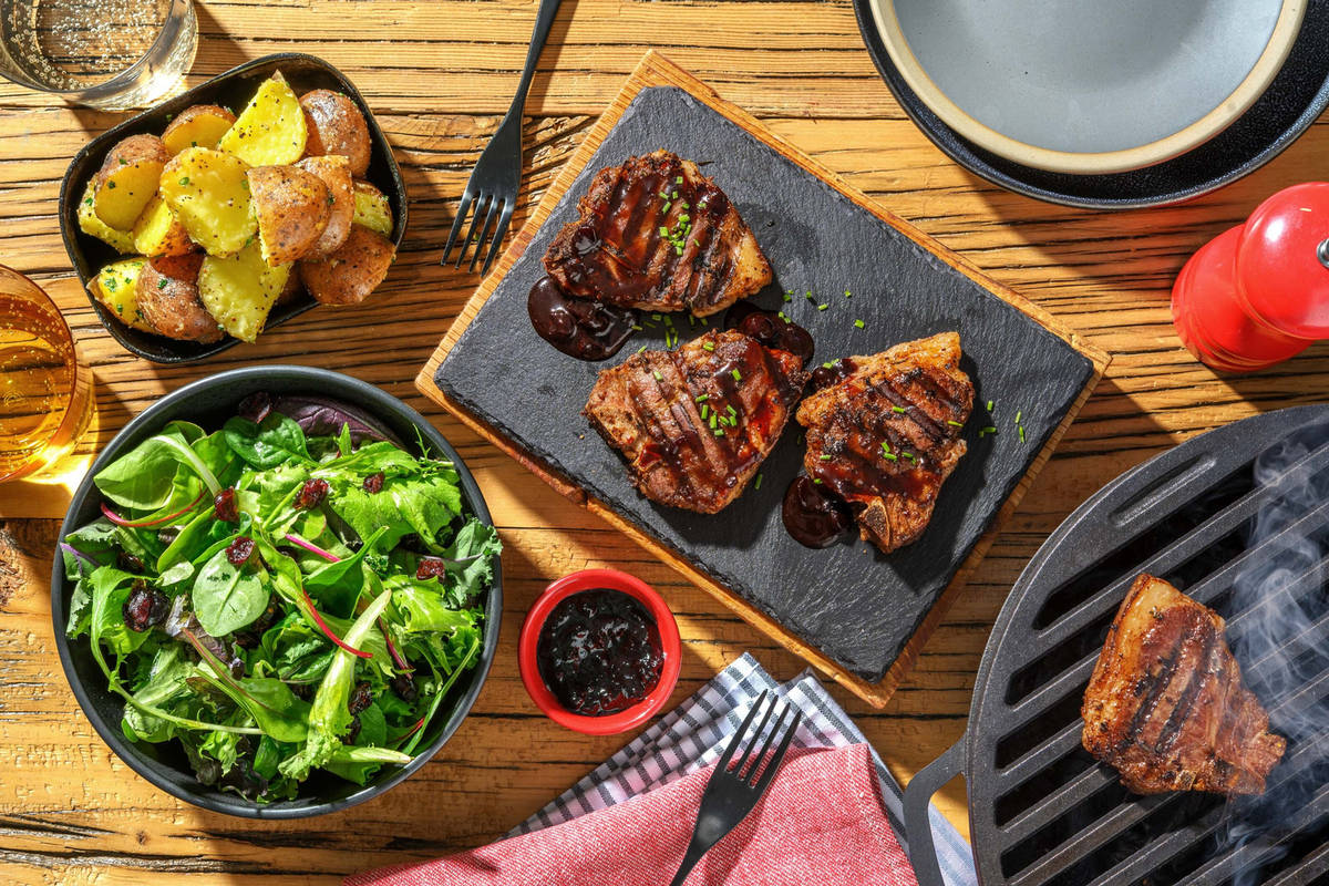 Grilled Herby Lamb Chops