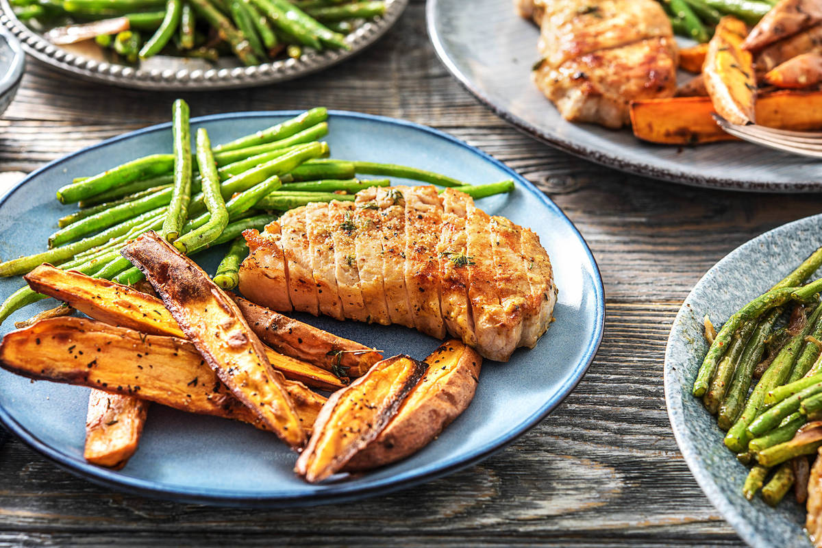 Côtelettes de porc à la moutarde